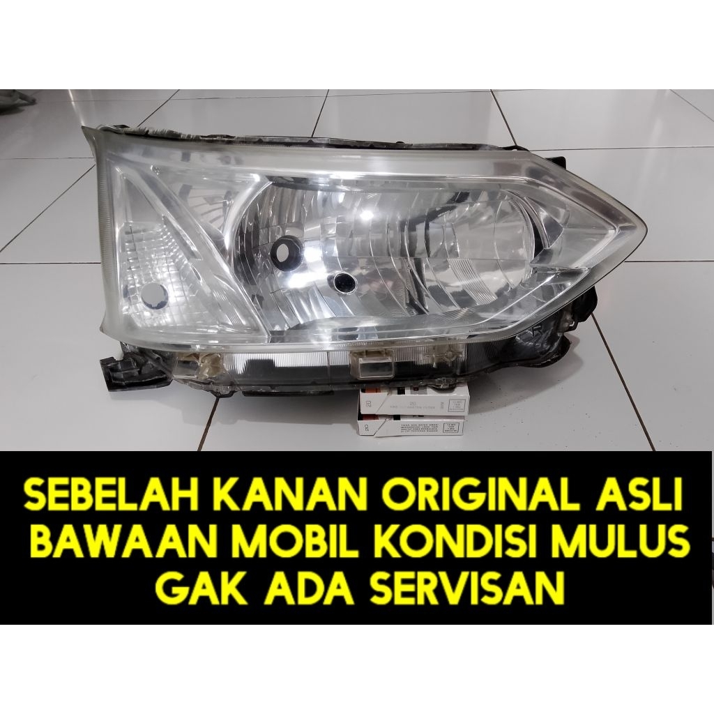 headlamp lampu depan Avanza 2015 2016 2017 original