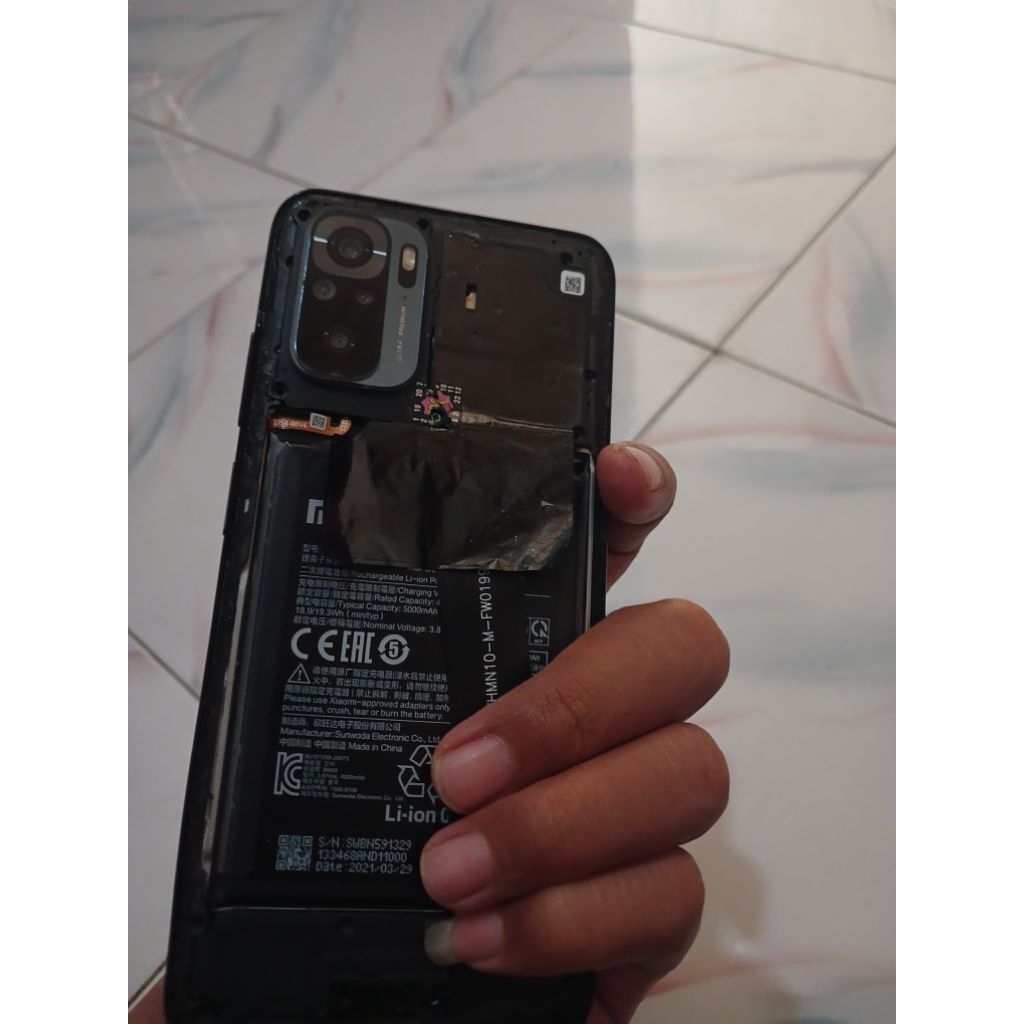 hp xiaomi redmi note 10 4g matot ex reball