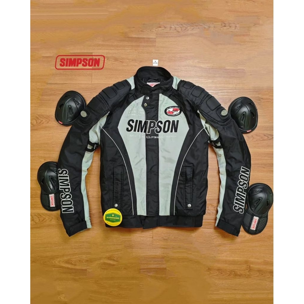 Simpson Motorcycle bikers Racing jackett