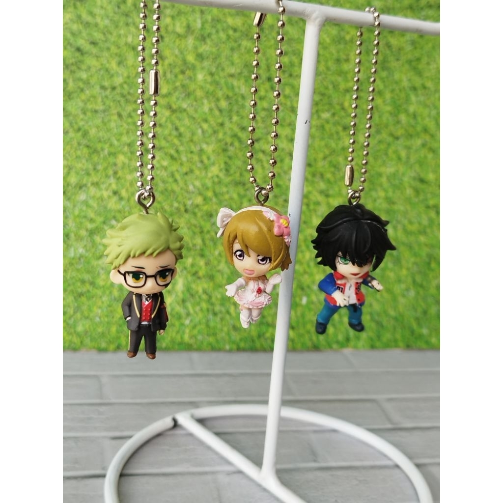 Minifigure Keychains Anime Random [ Twisted Wonderland, HypMic, Danganronpa, LoveLive ]