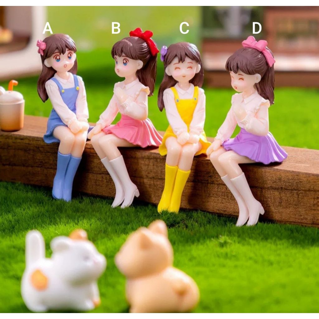Miniatur Wanita Jepang Action Figure Anime Cantik Gadis Anime Cantik