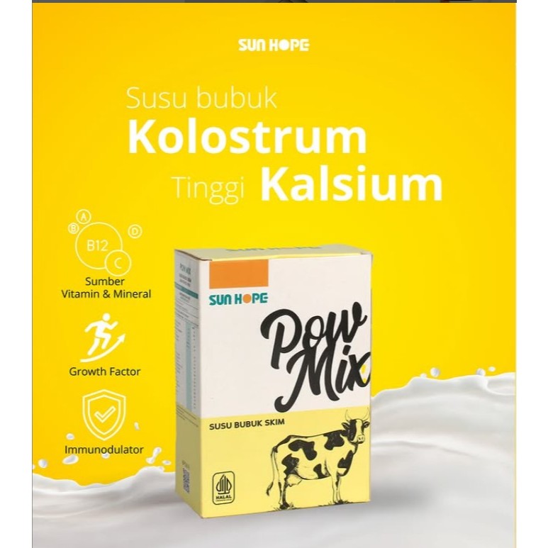 Susu Sun Hope Colostrum – POW MIX Booster Imun & Stamina Tubuh