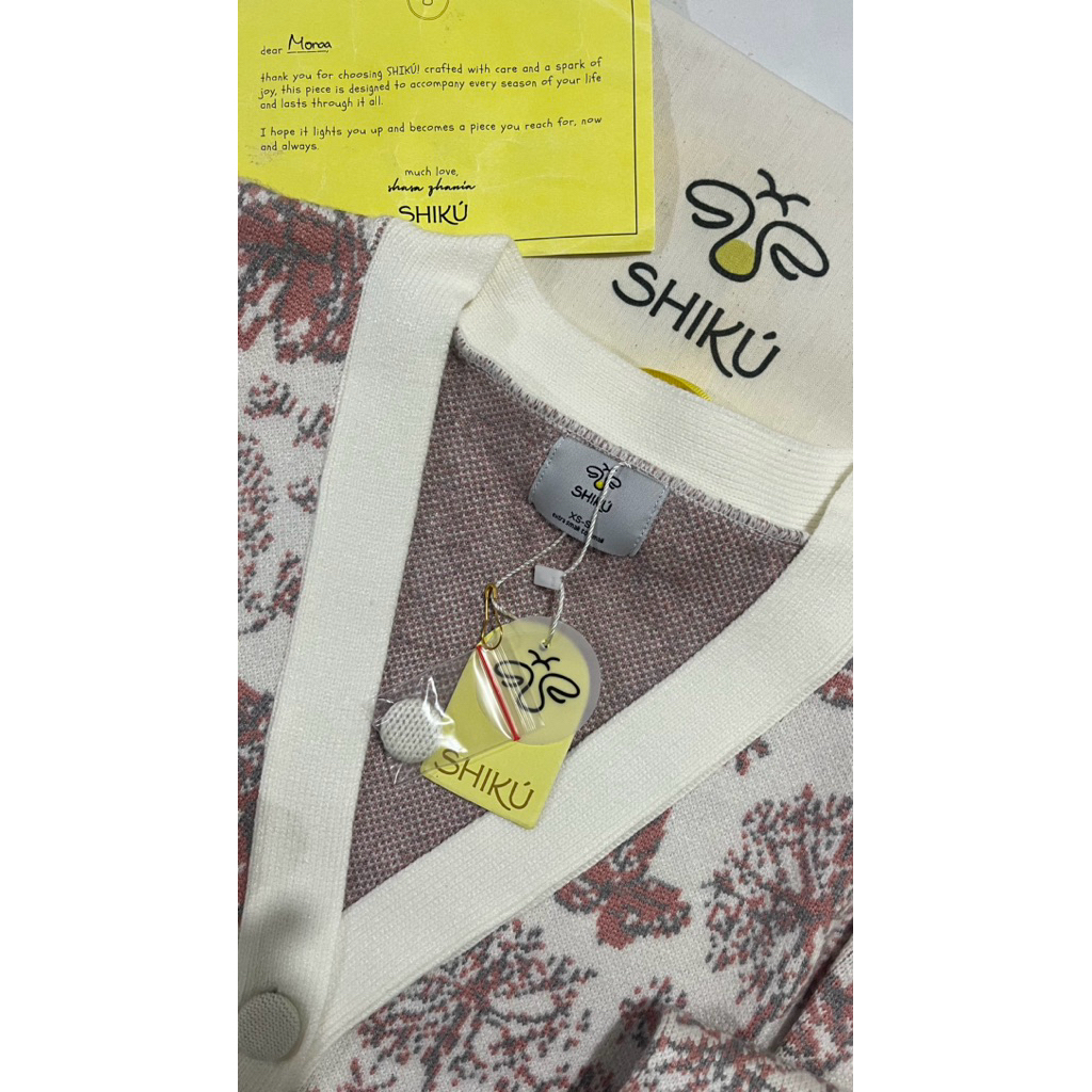 READYY [NEW] Shiku-Mirelle Cardigan Viscose Floral Xs-S