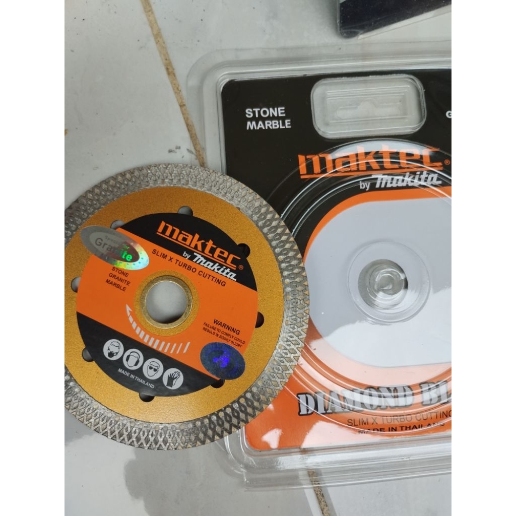 Mata Gerinda Pemotong Granit Keramik Maktec Slim x Turbo Batik