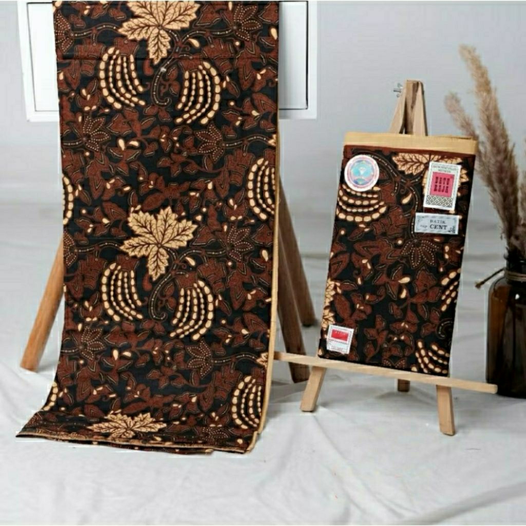 Kain Jarik Baturaja Panjang 220 x 107 cm warna coklatan Batik pekalongan murah Tradisional