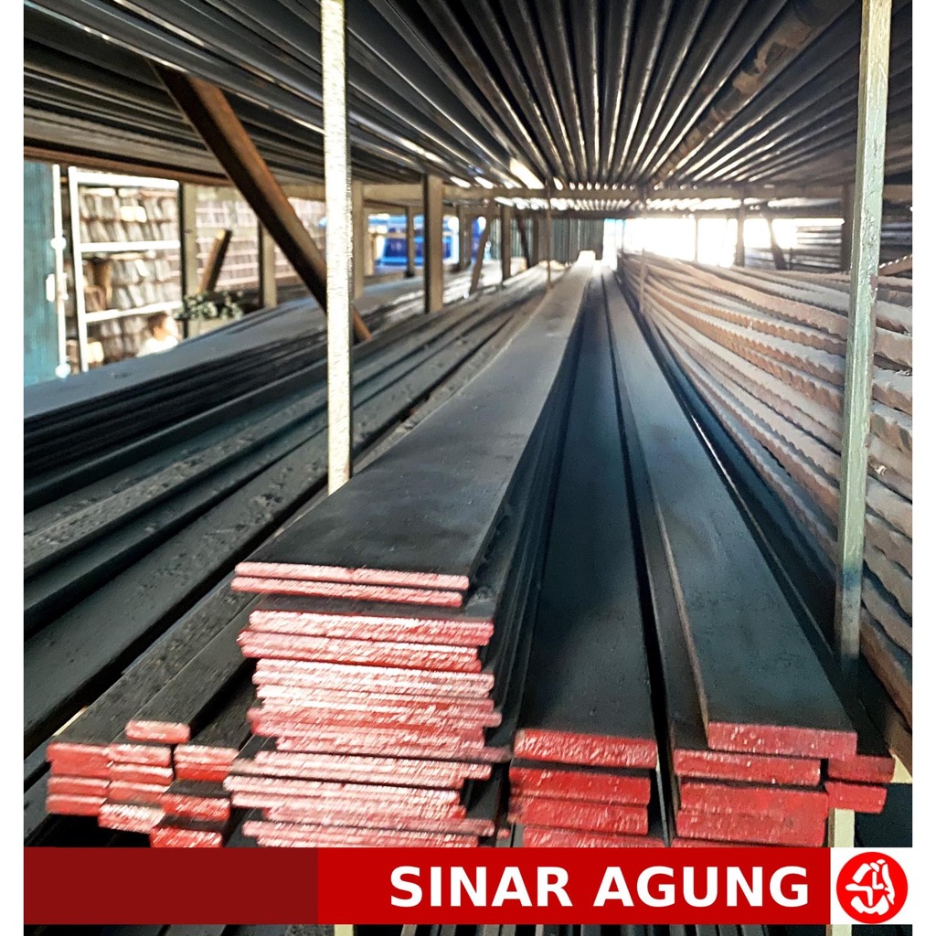 Plat Strip 4mm x 40 x 6 meter / Plat Besi batang 4mm