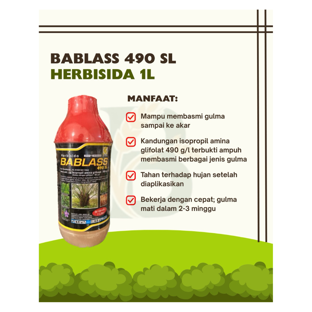BABLASS 490 SL Herbisida | 1 Liter