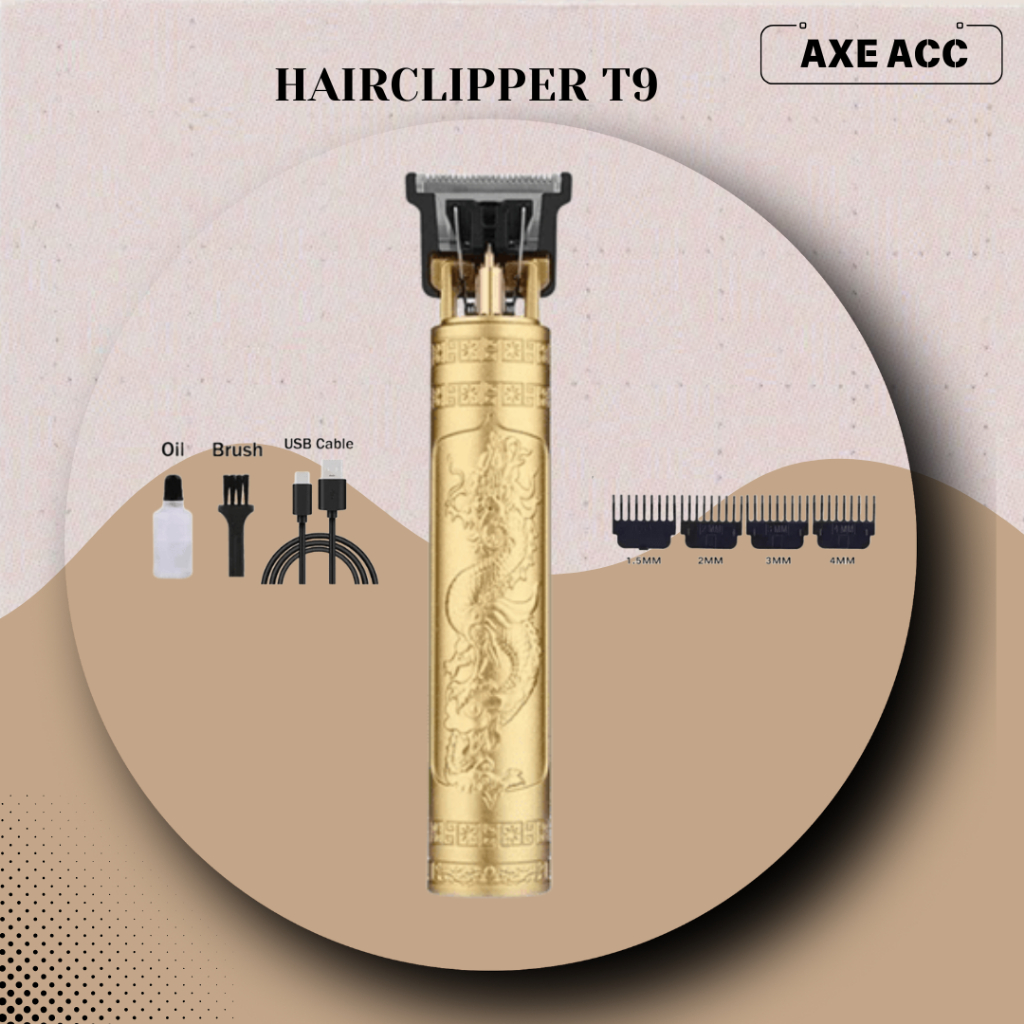 HAIRCLIPPER  VINTAGE T9 CUKURAN KUMIS PENCUKUR RAMBUT KUMIS PORTABLE