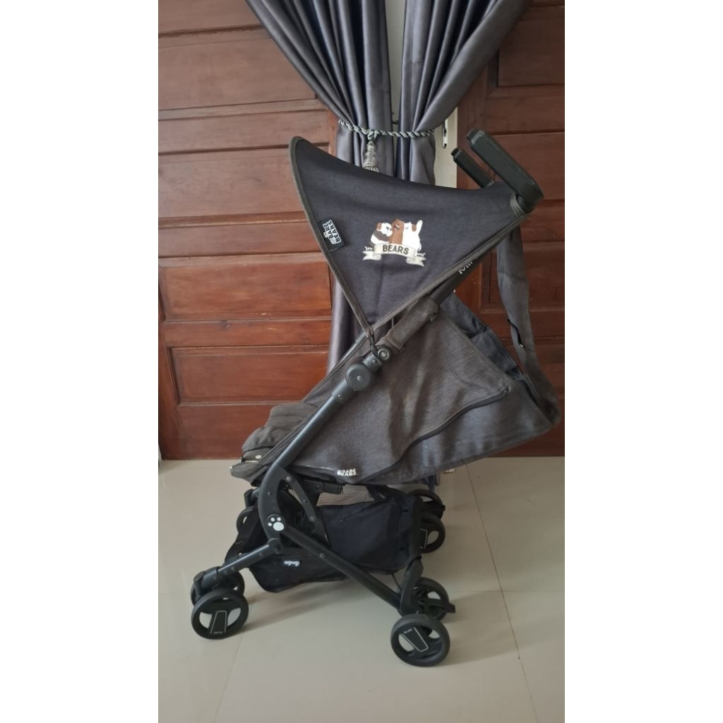 PRELOVED Stroller cocolatte minima we bare bears | kereta bayi | stroller cabin size | kereta lipat