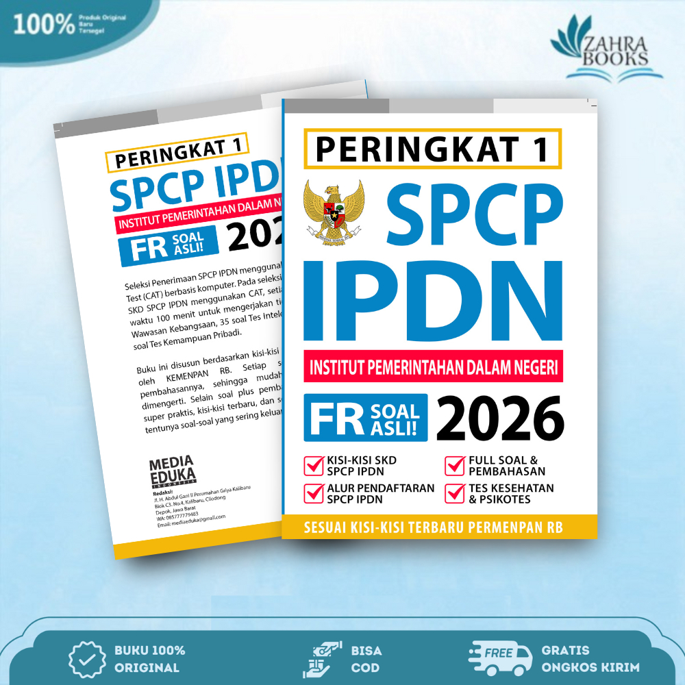 Buku Peringkat 1 SPCP IPDN 2026 - Media Eduka