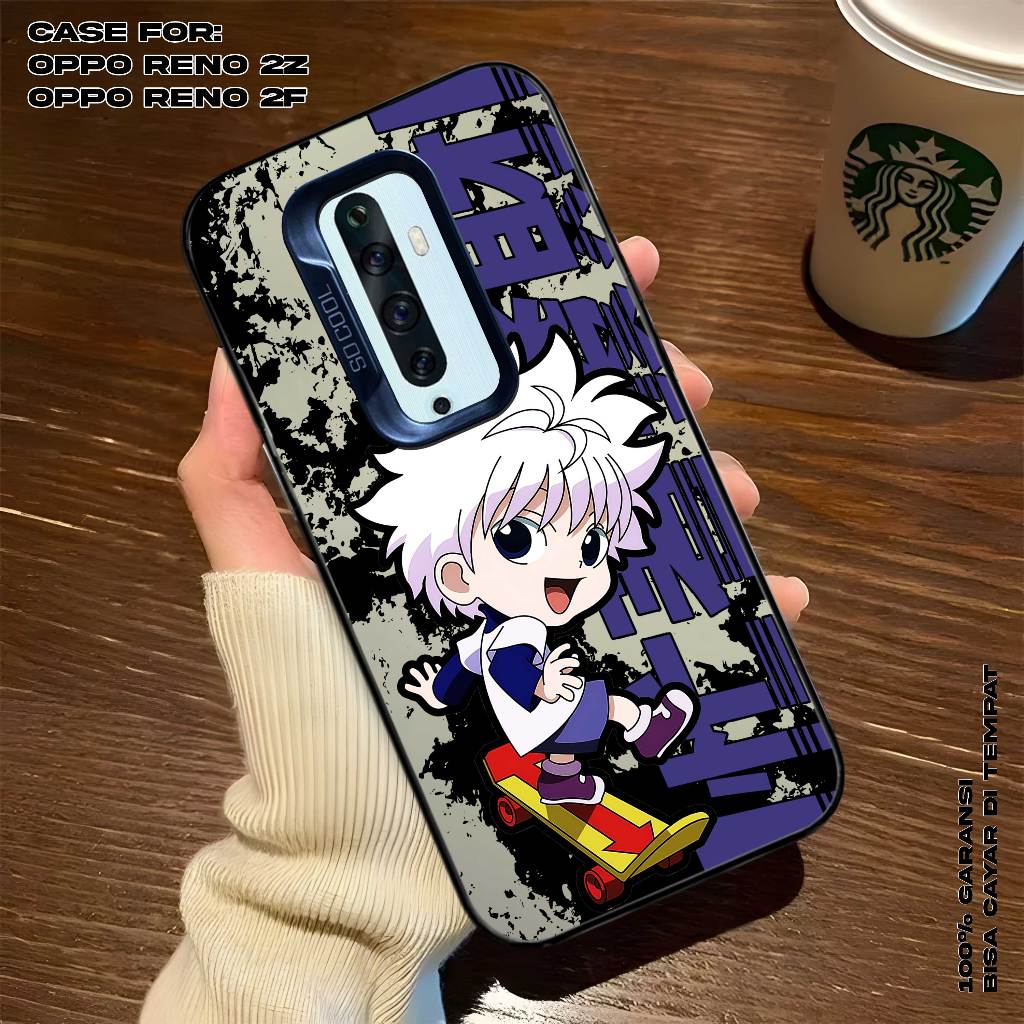 Case OPPO RENO 2Z - RENO 2F - Casing Tecno Premium Matte Hard Casing - Case IMD - Case Hologram Moti