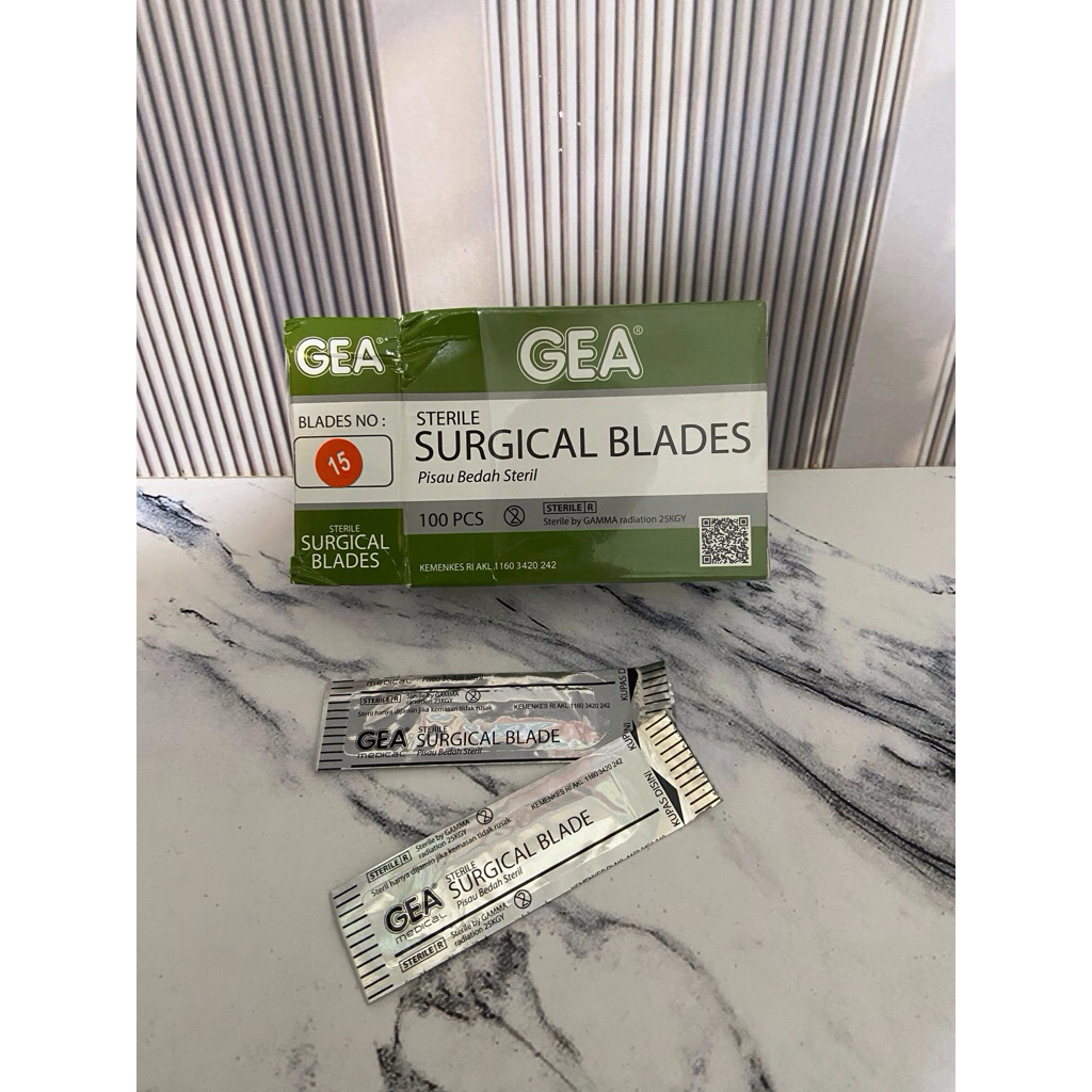 Pisau Bedah Surgical Blade 15 | Surgical Blades No. 15 | Pisau Operasi No. 15 | Pisau Medis Stainles