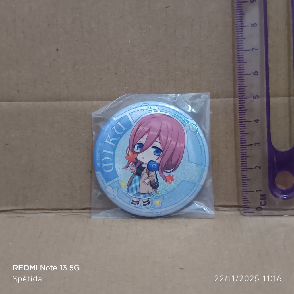 Nakano Miku A Can Badge "Gashapon Lottery The Quintessential Quintuplets Assortment" C Prize