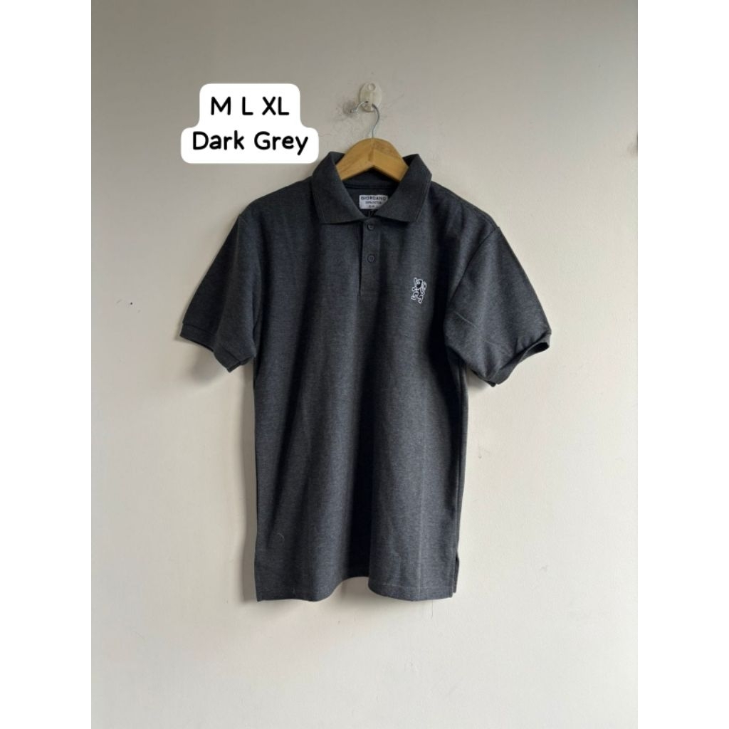 GIORDANO - KAOS KERAH PRIA