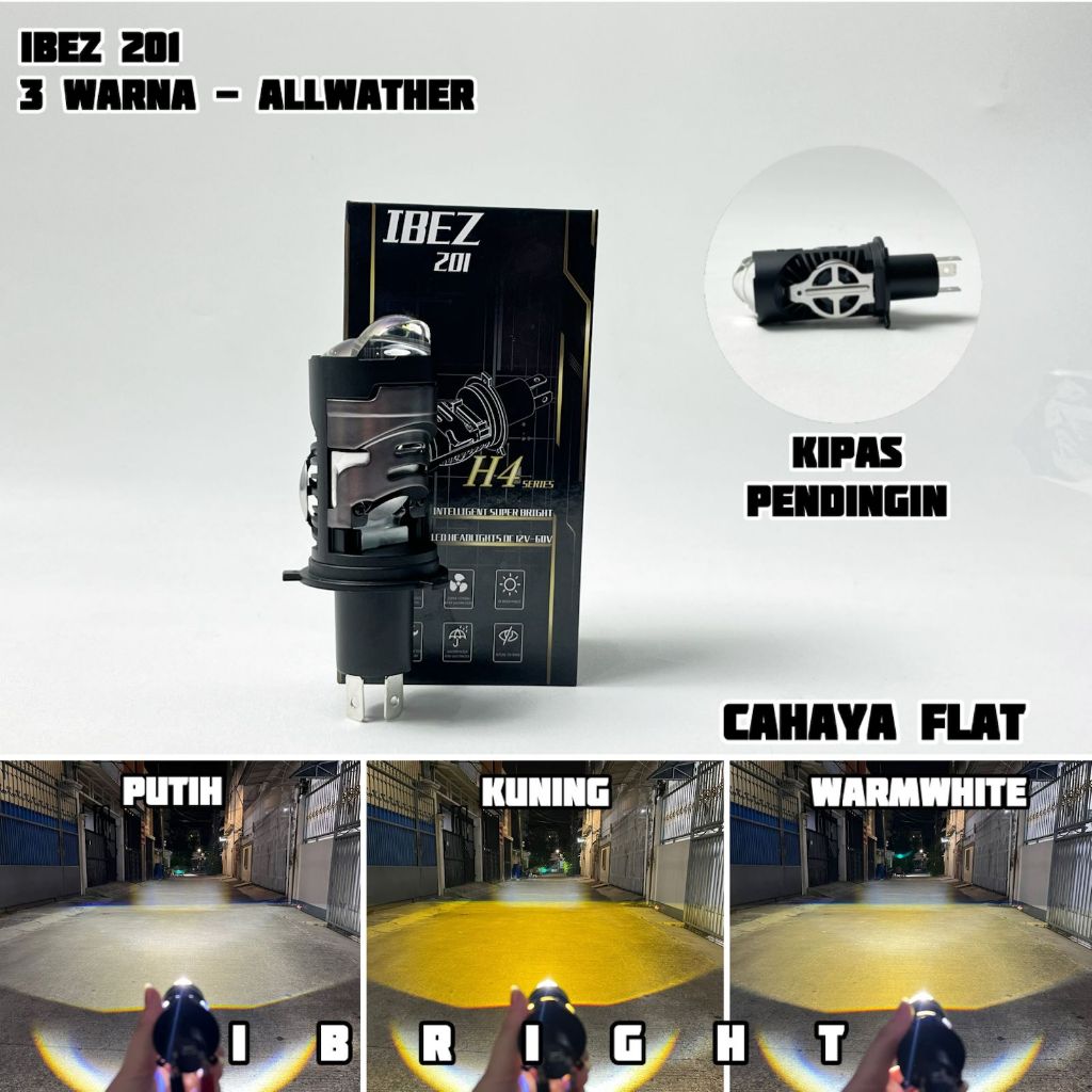 IBEZ 201 - Lampu utama H4 LED