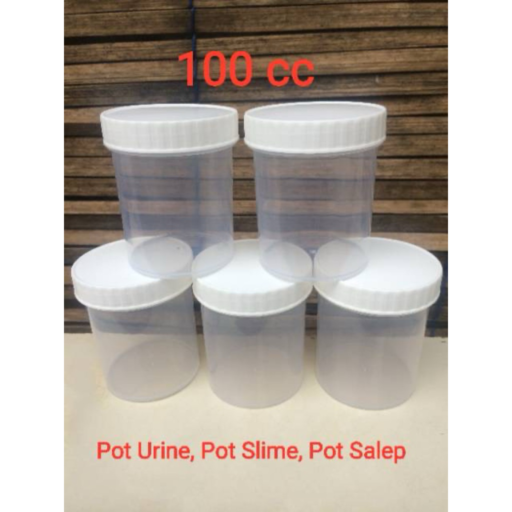 Pot Urin Pot Slime Pot Salep 100cc / 50cc / 30 cc Cup Kecil Pot Slime Jelly Urine Salep