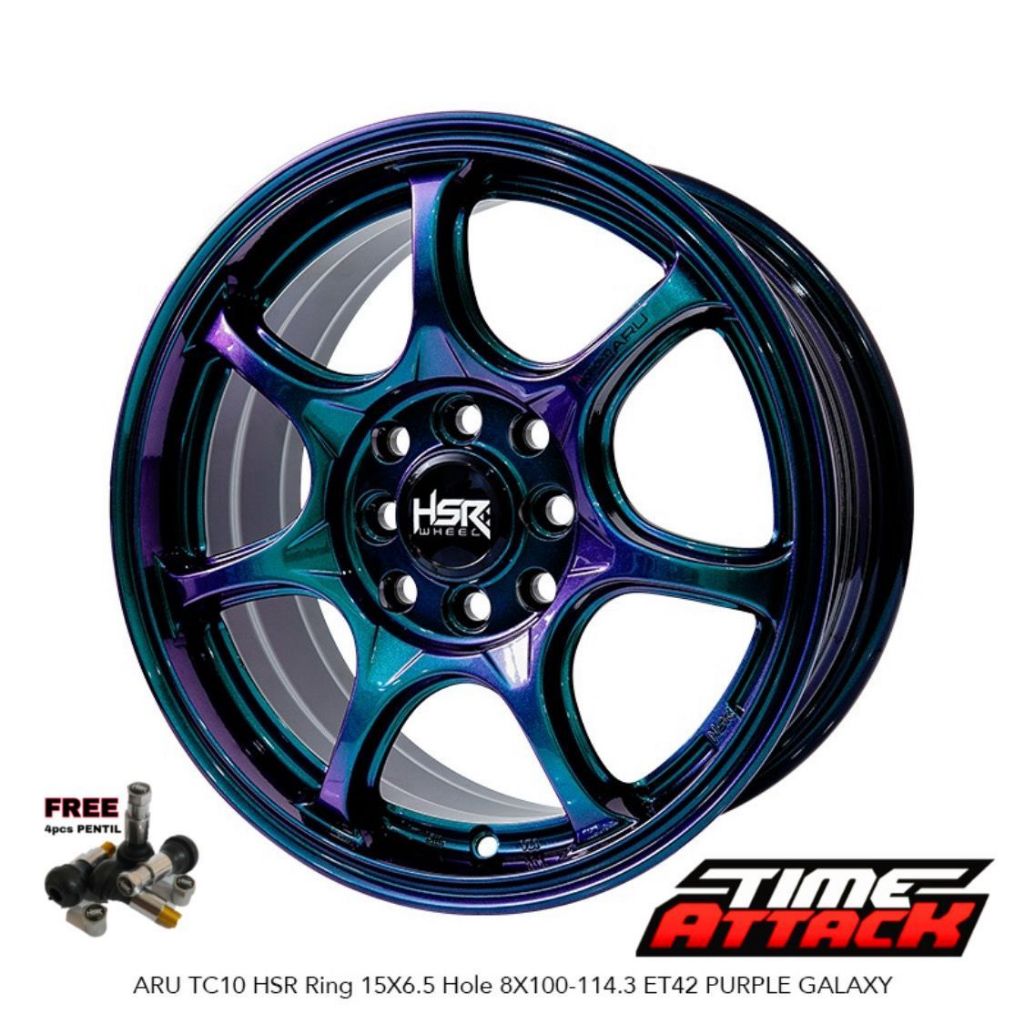 Velg Mobil Sirion Ring 15 HSR WHEEL Tipe Aru TC10 Velg Hsr R15