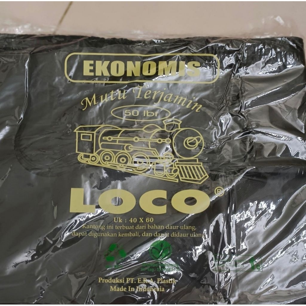 PLASTIK LOCO EKONOMIS 40/PLASTIK KANTONG/PLASTIK KRESEK