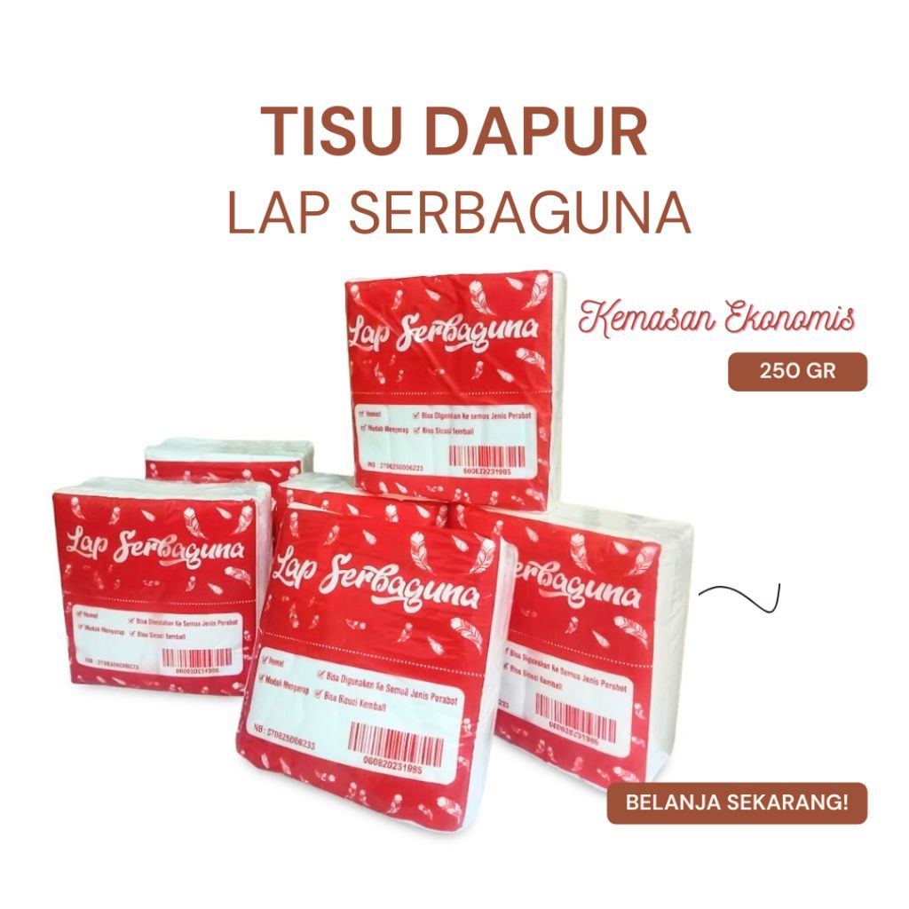 tisu dapur bisa dicuci