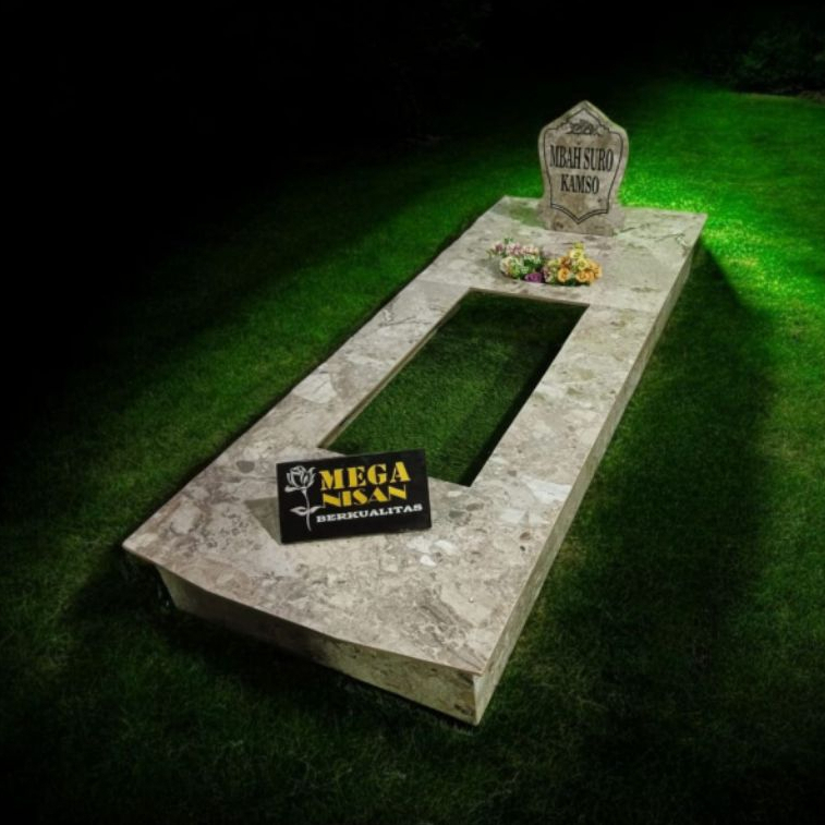 FULL MAKAM BATU NISAN SEKAR BUNGA+JAHUL TANAM/+JAHUL 2/MAKAM GRANIT/NISAN MAKAM 60X160