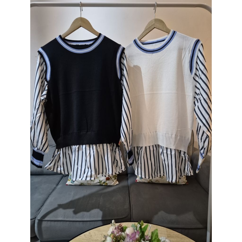 Blouse rajut mix rayon import bangkok/baju rajut bangkok