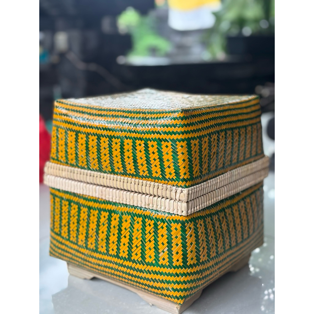 keben sokasi kotak bambu premium anyaman Rapi