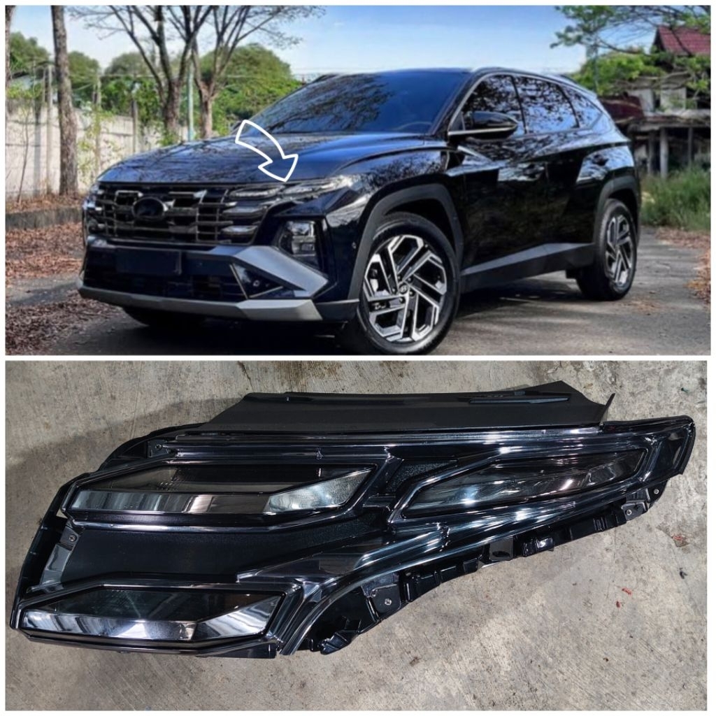 Lampu DRL atas hyundai tucson 2024