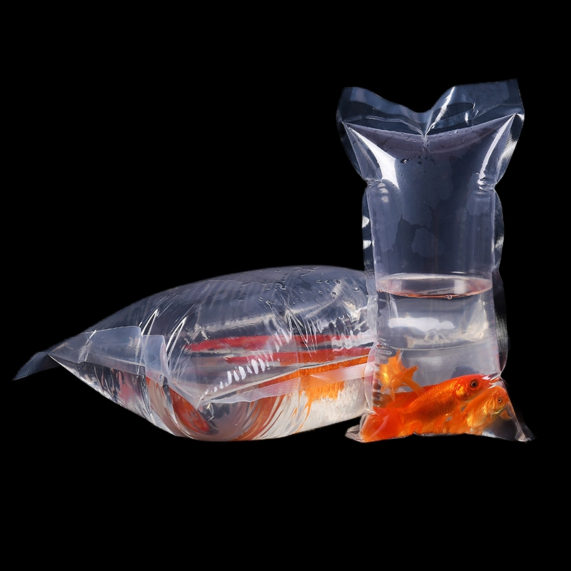 Kantong pengepakan akuarium ikan hias, kantong plastik pengangkut oksigen, kantong oksigen burayak i