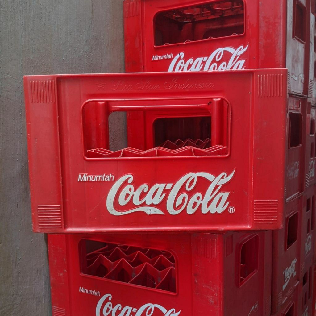 Krat Cococola dan Sosro Vintage | Krat Botol Minuman Cocacola dan Sosro