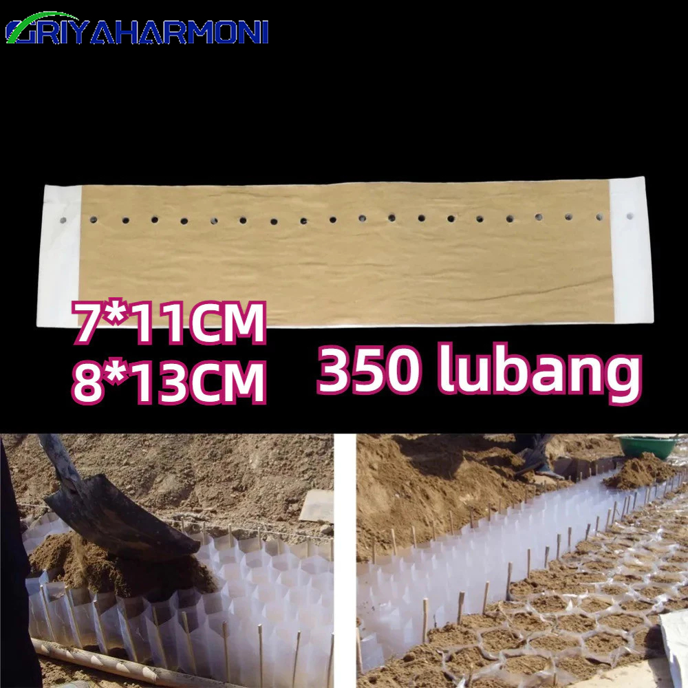 350Lubang Polibag Tanaman Benih Bibit Polibag Semai Polibeg Bibit Polybag Kecil Semai Benih COD