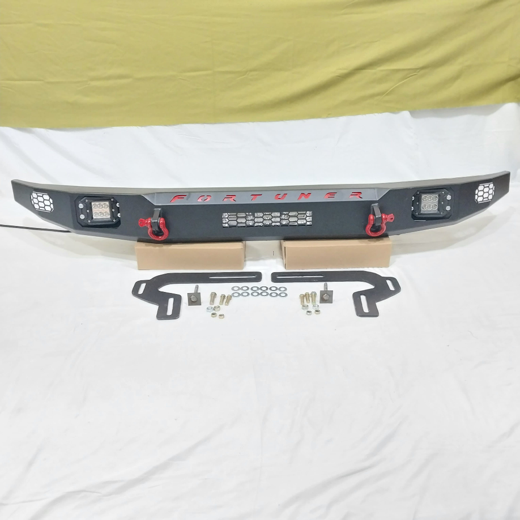 Towing Depan Bumper Depan Mobil Fortuner 2016 - 2018 Custom Emboss