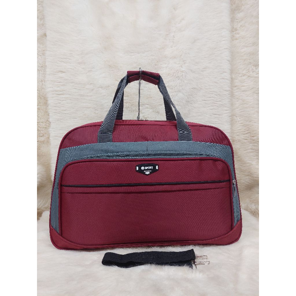 Tas pakaian/ Tas travel/ Tas olahraga/ Tas fitness bahan kain #1986