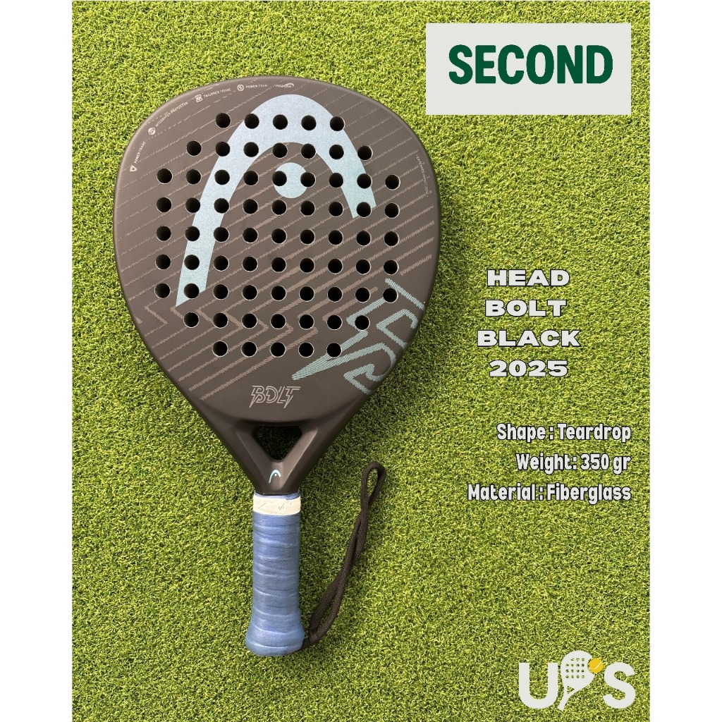 Head Bolt Black 2025 Raket Padel Second
