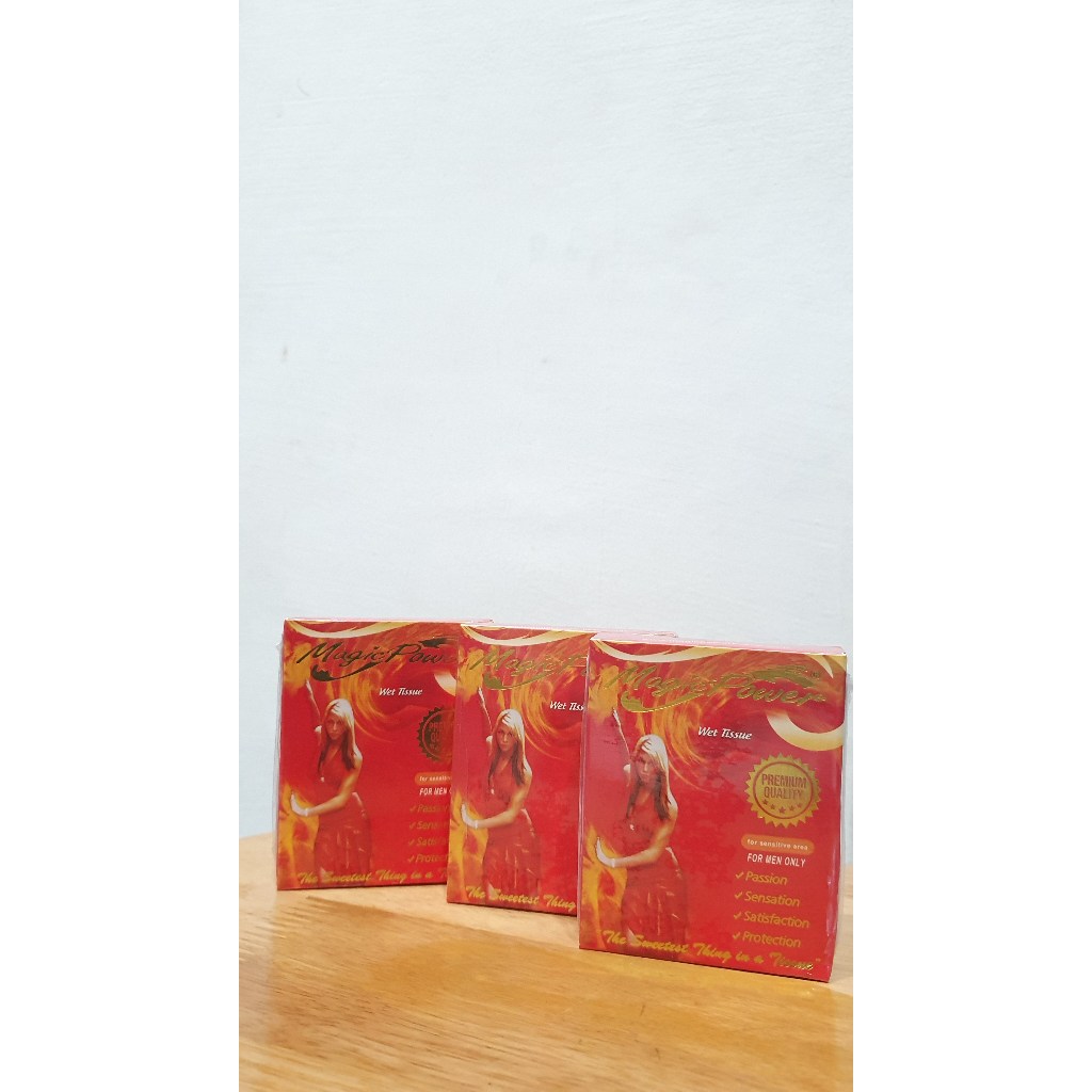 Tisu Super Magic Merah Antiseptic 6 Pcs