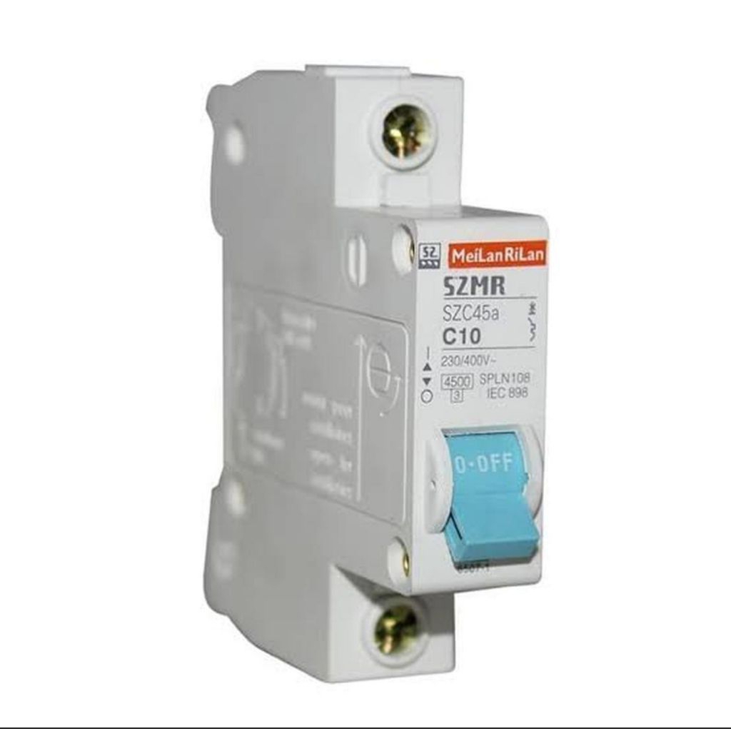 MCB SZMR SZ C45a 1P 1 Phase Miniature CIRCUIT Breaker 2A 4A 6A 10A 16A 20A 25A 32A 40A Meilan Rilan 