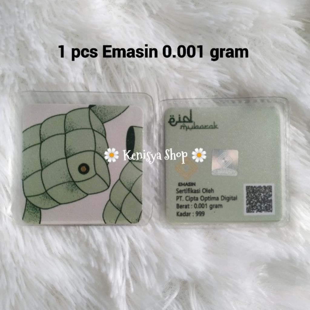 Emasin 0.001 gram Big Gold Logam Mulia Emas Mini LM Nano Gold | Kenisya Shop