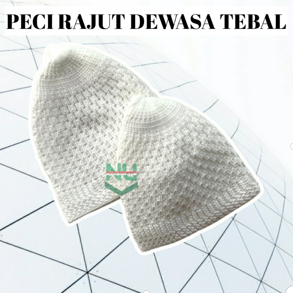 Peci Rajut Polos Dewasa / Peci Rajut Tebal Elastis Termurah / Peci Rajut Dewasa / Peci Rajut Kopiah 