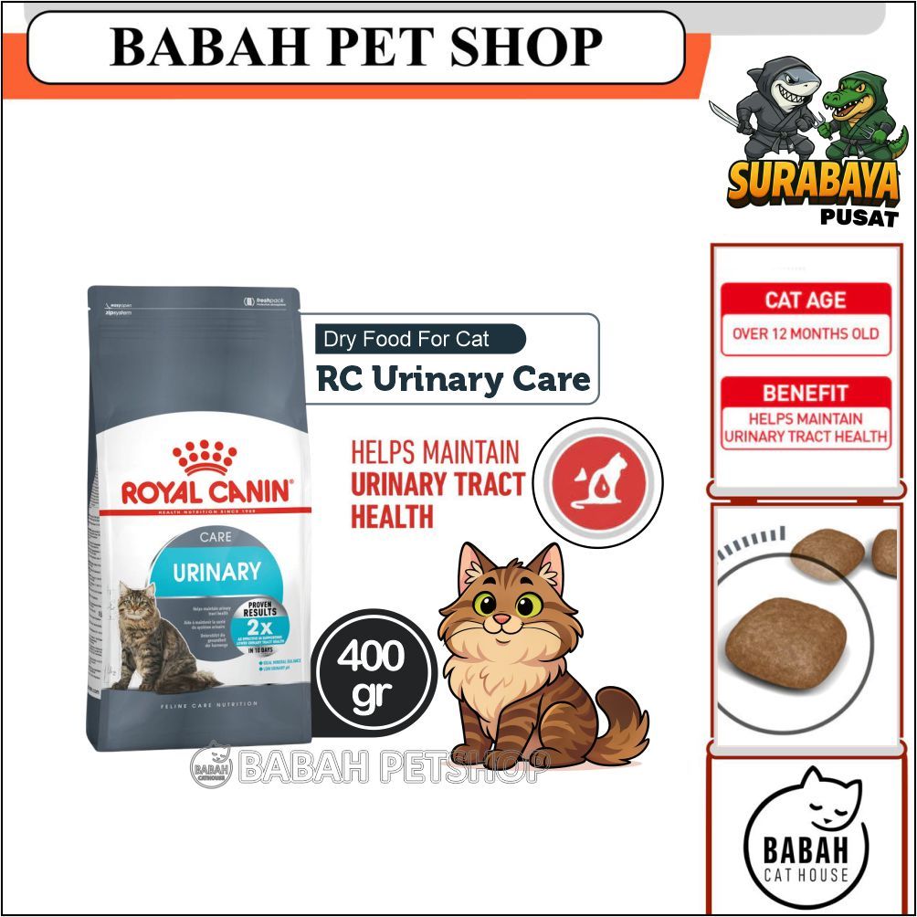 400gr ROYAL CANIN URINARY CARE cat food rc urinari so adult makanan kucing sakit saluran susah kenci