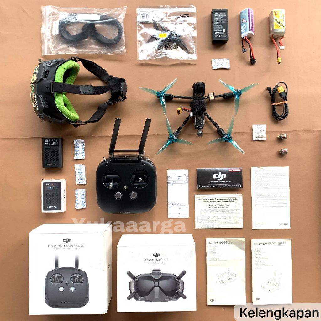 DRONE FPV RAJAWALI BORNEO 5 INCH DIGITAL | RTF / Ready To Fly (Paket Lengkap)