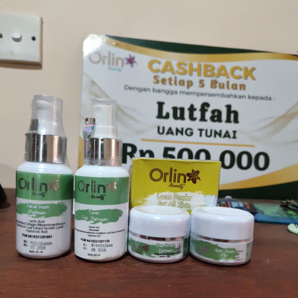 krim ampuh penghilang flek/skincare aman bpom/krim pemutih wajah/flek whitening platinum