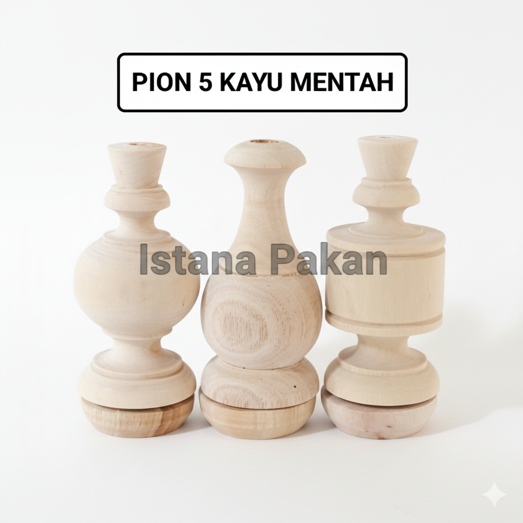 (GROSIR ECER) PION 5 KAYU MENTAH SANGKAR KANDANG LOVEBIRD KOTAK