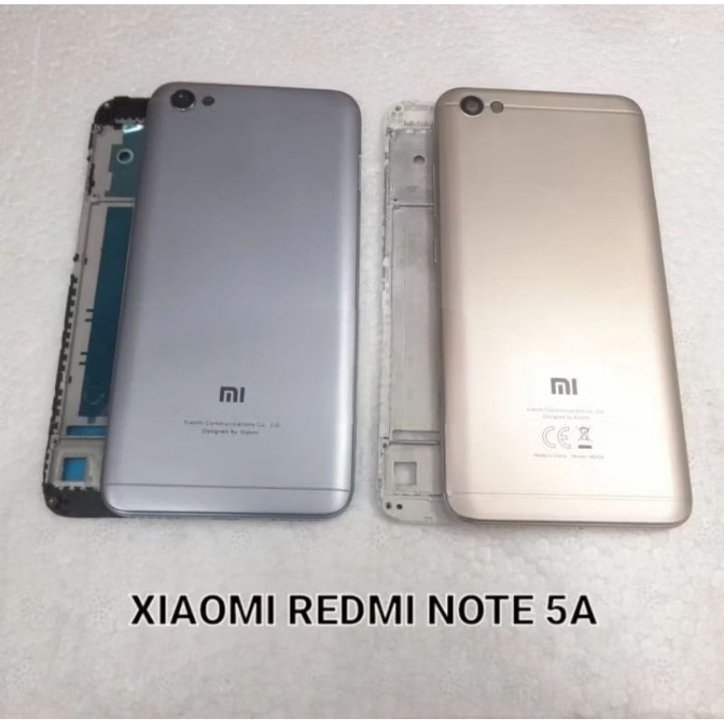 Kesing Housing Casing Full Set Xiaomi REDMI NOTE 5A BackDoor Tutup Belakang + Frame LCD Fullset