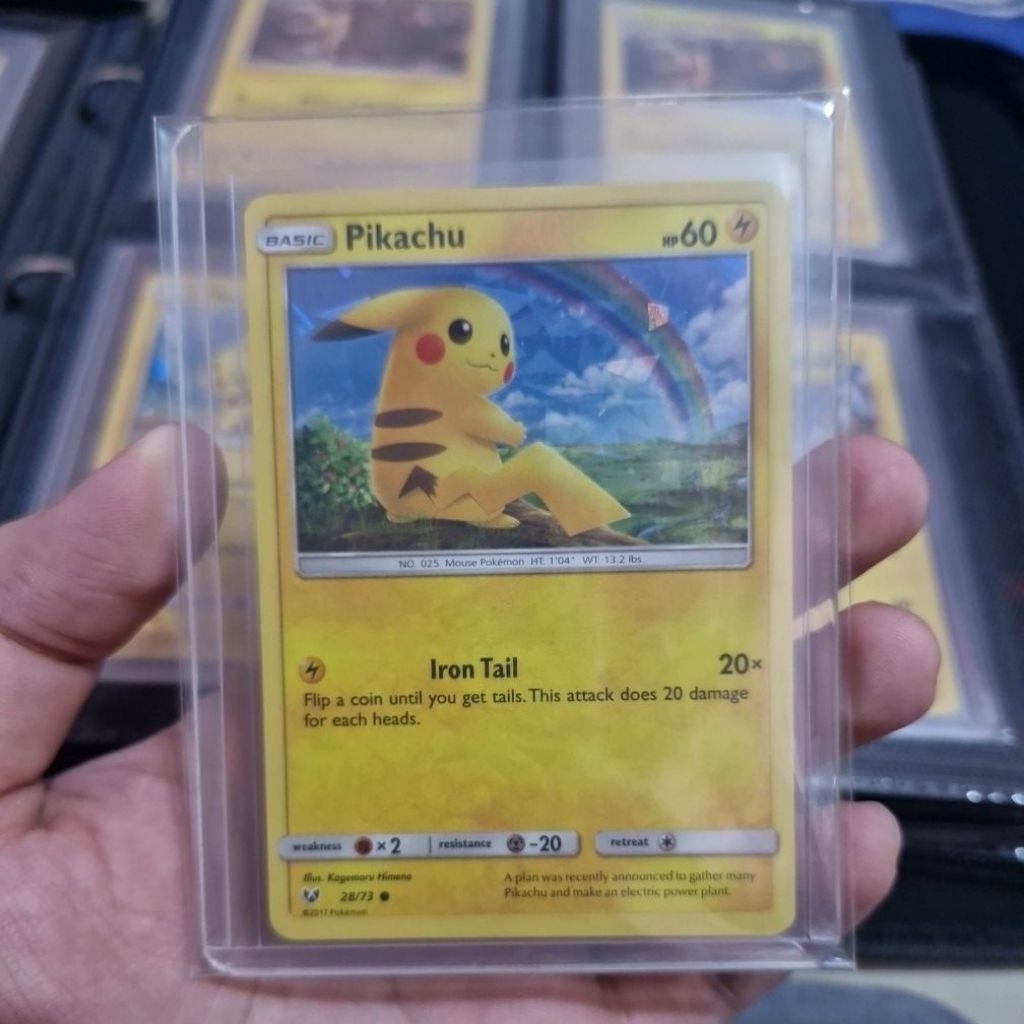 pokemon kartu pikachu cracked ice holo shining legends