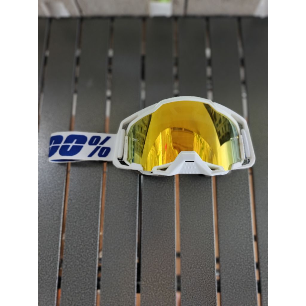 GOGGLE 100% KACAMATA MOTOCROSS TRAIL ADVENTURE TRABAS SUPERMOTO HELM KLX CRF JPX