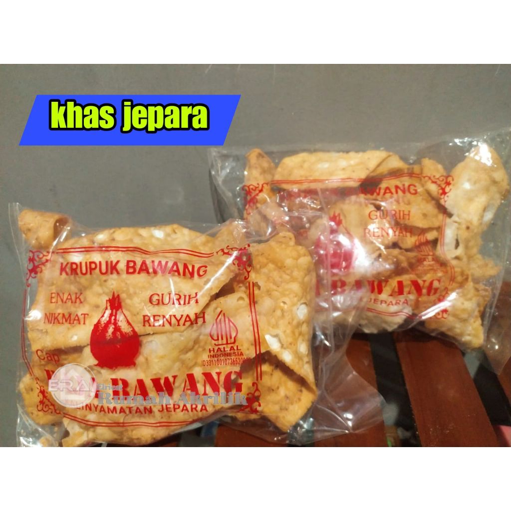 Pangsit,kripik bawang,krupuk enak khas jepara