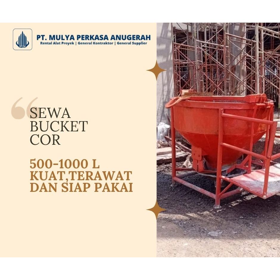SEWA BUCKET COR BOGOR 500–1000 L