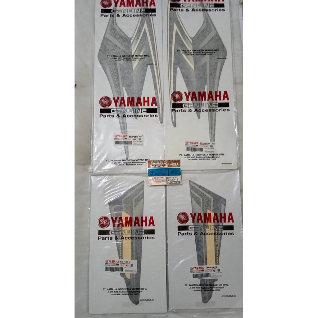 Striping Rx King 2004 Biru Original Yamaha