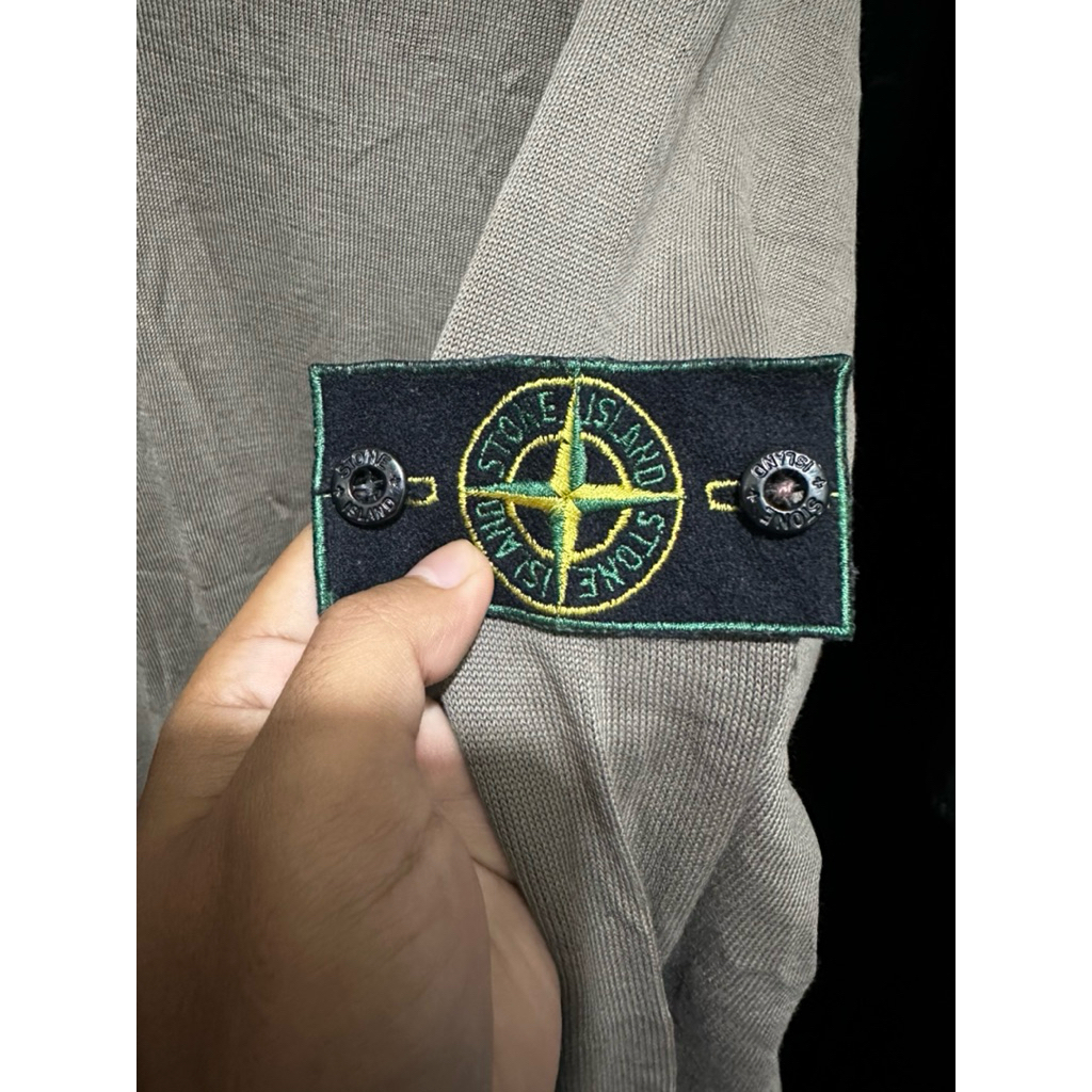 green edge badge stone island vintage 90s
