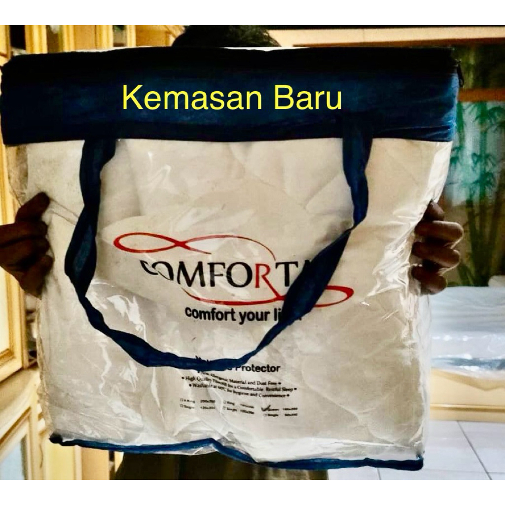 Comforta Mattras Protector ( pelindung kasur ) untuk kasur ukuran 160 x 200 cm - New - Original
