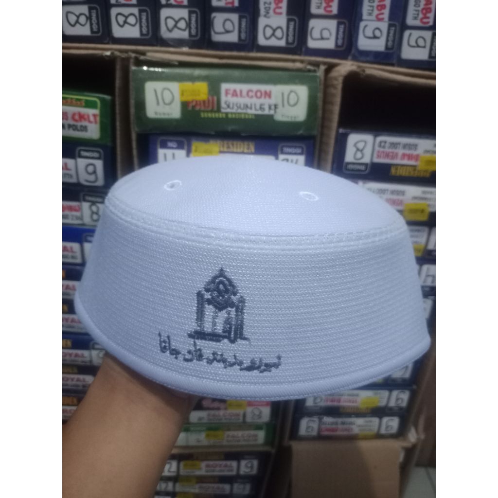 (COD STAR PECI MALAYSIA TEBAL BAGUS BEST SELLER ) PECI MALAYSIA TEBAL LOGO AL-FATAH / PECI PUTIH dan